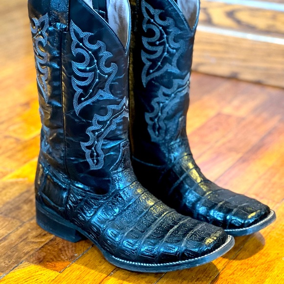 Caiman Belly Cowboy Boots Sz 95d 